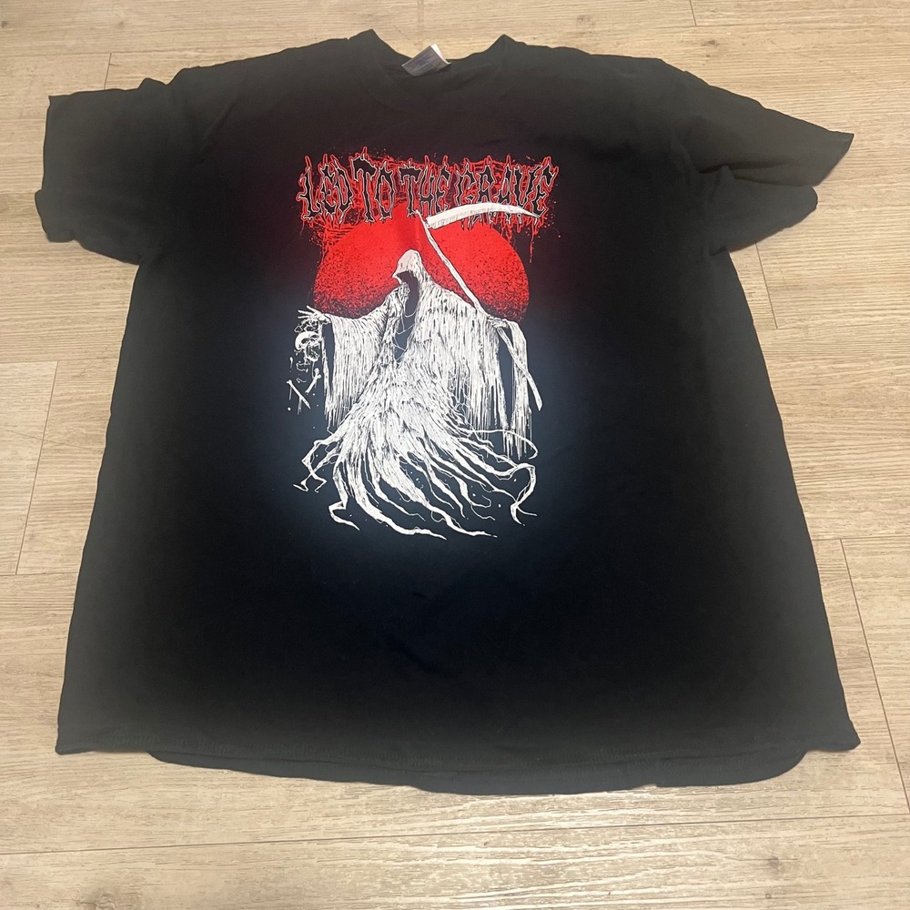 Led‎ To The Grave Shirt Sz L Back Thrash Metal Cape Cod Band The Freeze Revilers